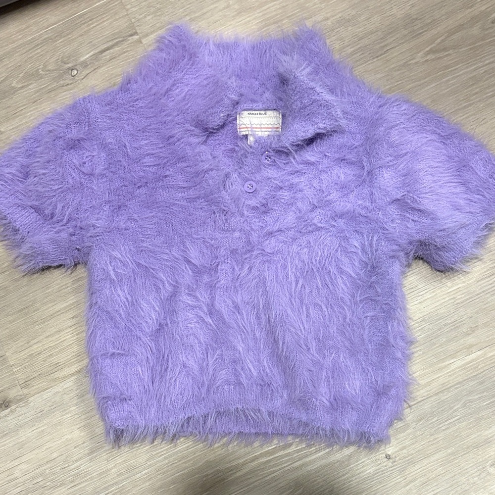 Kimchi Blue Lavender Fuzzy Sweater